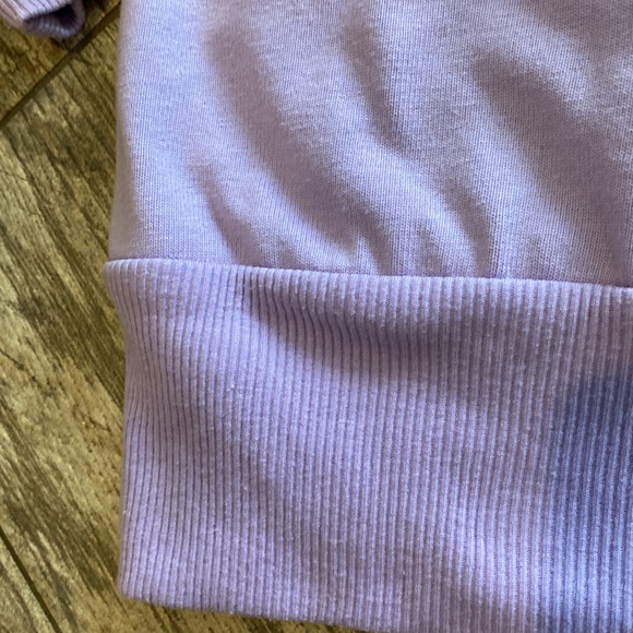 Top shop lavender ruffle front sweatshirt - Picture 3 of 9